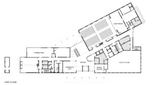 The Center at Belvedere Floor Plan First Floor