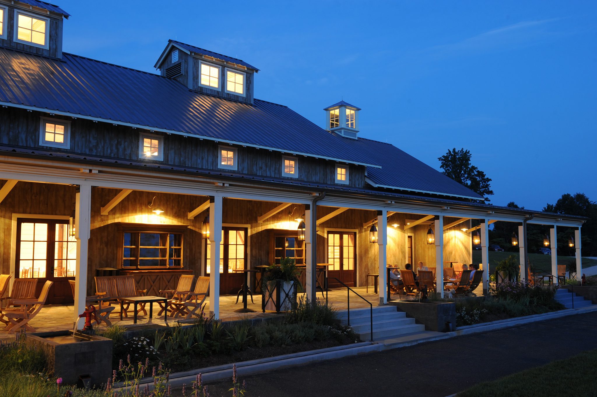 Pippin Hill Farm & Winery At Night