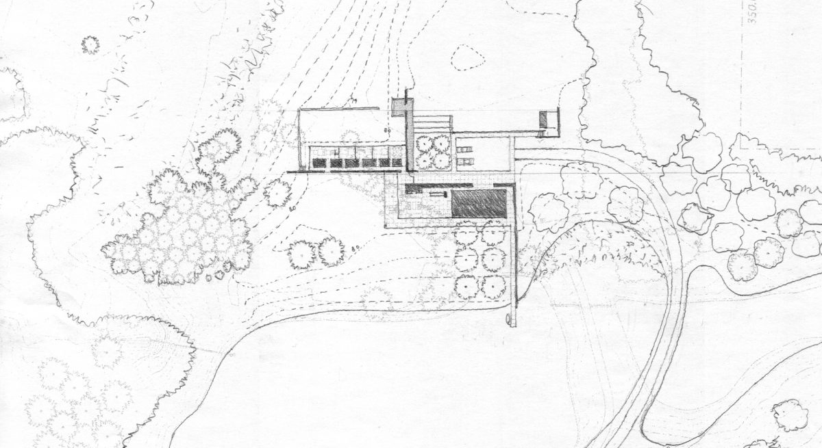 East Aurora House Plan Sketch