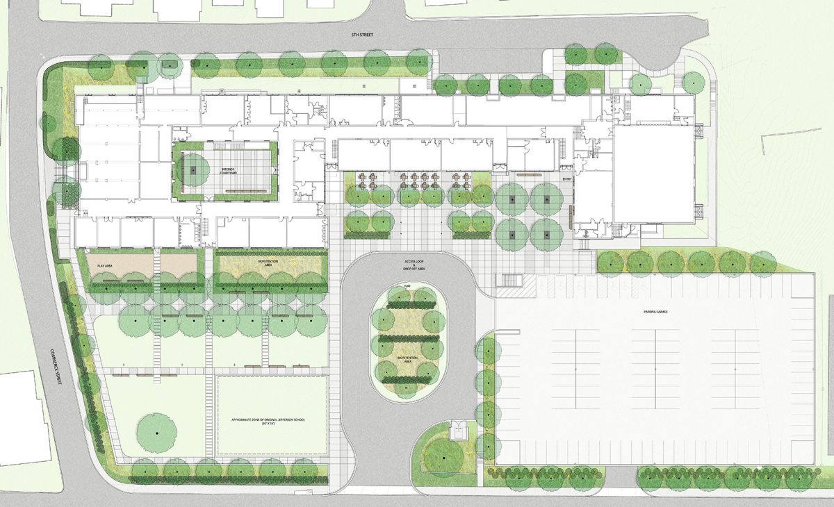 Jefferson School City Center Site Plan